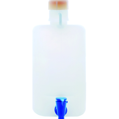 Láhev s výpustným kohoutem (aspirátorová), 5–20 l, PP