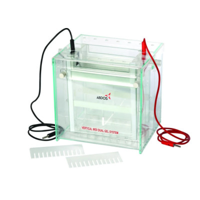 Systém vertikální mini duální deskové gelové elektroforézy