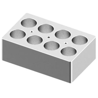 Výměnný termoblok pro 8 zkumavek 50 ml (k blokové lázni HOTBLOCK)