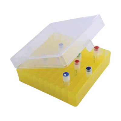 Kryobox s výklopným víkem, 50 / 81 / 100 pozic, PP